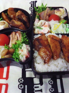 お魚大好き♬はまちの照り焼弁当-レシピのメイン写真