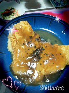肉じゃがリメイク*チーズinオムレツ♪*-レシピのメイン写真