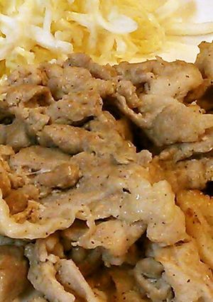 豚小間の塩焼きにんにく風味-レシピのメイン写真