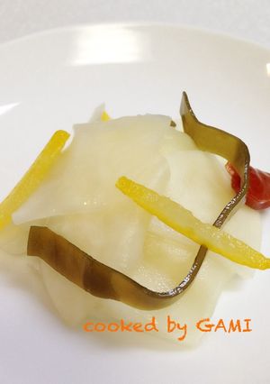 余った寿司酢で♡即席！カブの漬物-レシピのメイン写真