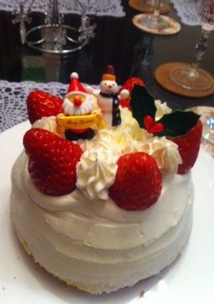 クリスマスケーキ-レシピのメイン写真
