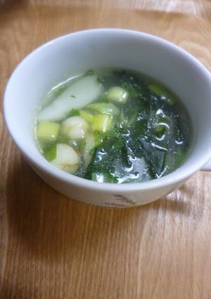 ウェイパーで・キクイモ入り中華スープ-レシピのメイン写真