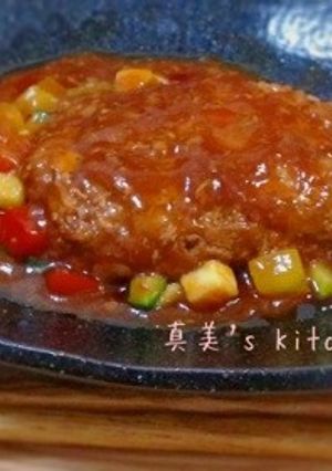煮込みハンバーグ-レシピのメイン写真