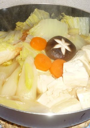 パパの野菜鍋（2）-レシピのメイン写真