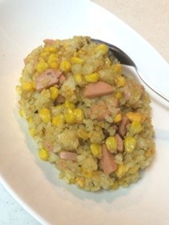 ドライカレーverコーンと魚肉ソーセージ-レシピのメイン写真