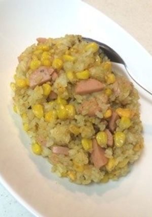 ドライカレーverコーンと魚肉ソーセージ-レシピのメイン写真