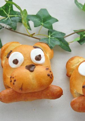 食いしん坊わんこのホットドッグパン-レシピのメイン写真