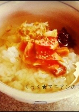 素朴な茶漬け-レシピのメイン写真