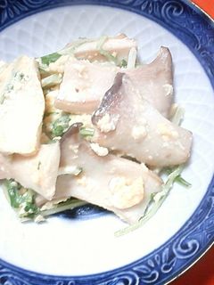 豆苗とエリンギのすりごまたっぷり炒め-レシピのメイン写真