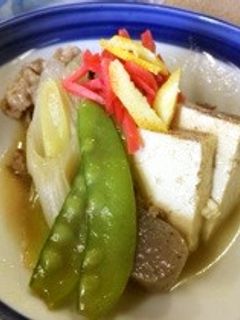 ★煮物上手!!牛肉と焼き豆腐の煮物★-レシピのメイン写真