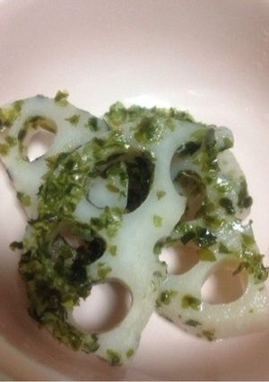 簡単 青のりレンコン-レシピのメイン写真