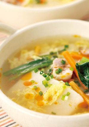 がんばれ受験生☆夜食にぴったり中華風雑煮-レシピのメイン写真