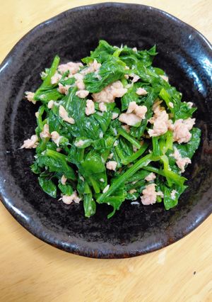 ほうれん草のツナ和え-レシピのメイン写真