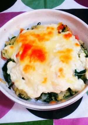 【幼児食】一皿で簡単☆お豆腐ドリア-レシピのメイン写真