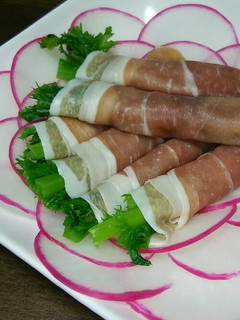 わさび菜と生ハムのオードブル風-レシピのメイン写真