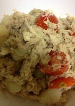 舞茸とツナのホットポテトサラダ-レシピのメイン写真