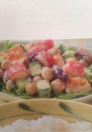 サツマイモとお豆のサラダ-レシピのメイン写真