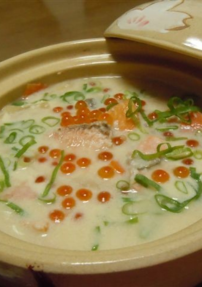 鮭の親子 粕汁♪-レシピのメイン写真