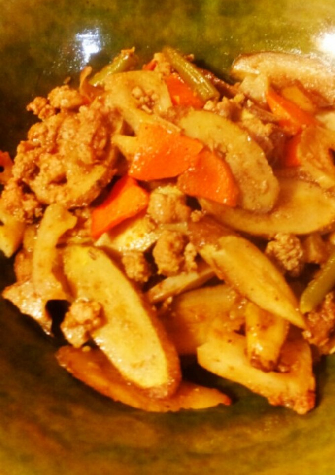 茅乃舎だしで☆根菜のだし和風カレー炒め-レシピのメイン写真