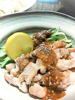 焼き棒々鶏◎ごまだれ-レシピのメイン写真