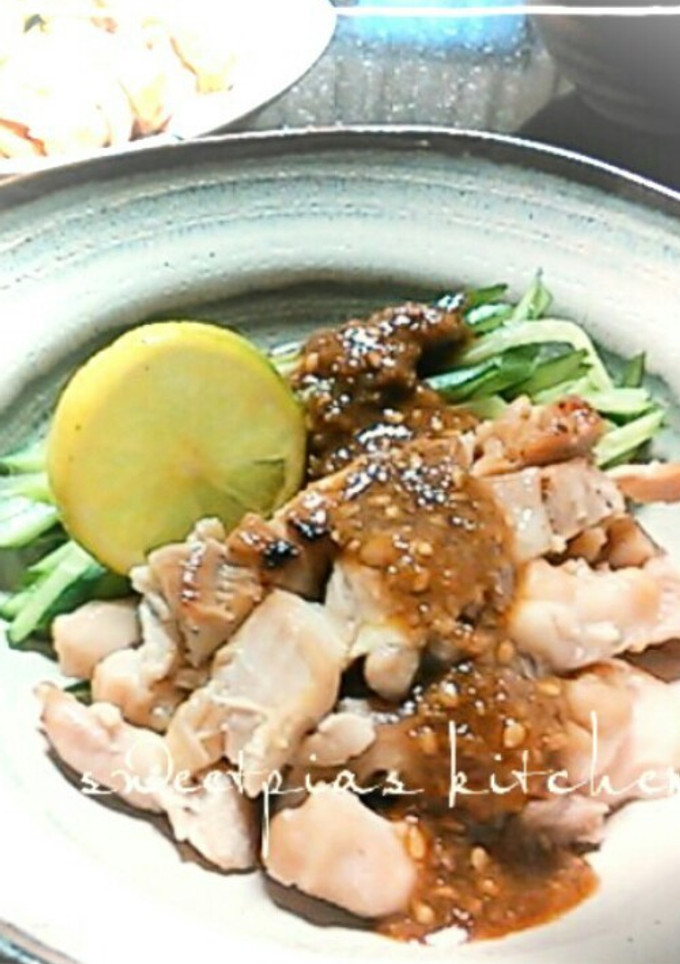 焼き棒々鶏◎ごまだれ-レシピのメイン写真