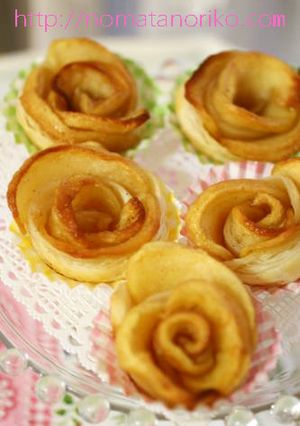 リンゴ1個で作る薔薇のアップルパイ-レシピのメイン写真