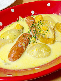 安納芋とコーンのミルクスープ♪-レシピのメイン写真