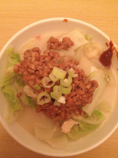 豆乳、納豆うどん-レシピのメイン写真