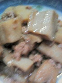 ■蓮根だいすき 蓮根のそぼろ煮-レシピのメイン写真