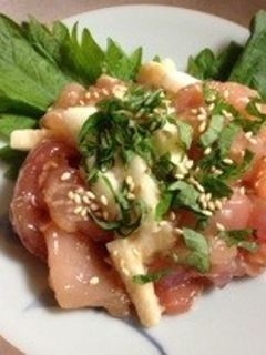 まぐろ&やまいもの和え物-レシピのメイン写真