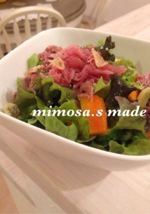 生ハムドレッシングのサラダ-レシピのメイン写真