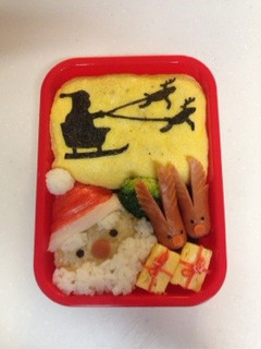 クリスマス★サンタ★キャラ弁当-レシピのメイン写真