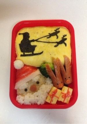 クリスマス★サンタ★キャラ弁当-レシピのメイン写真