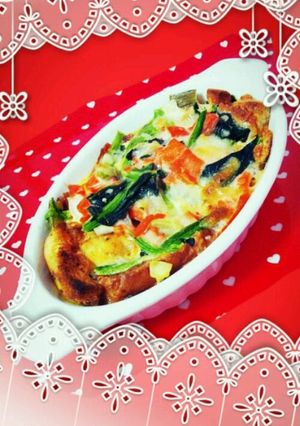 サーモンとほうれん草のパンキッシュ☆-レシピのメイン写真
