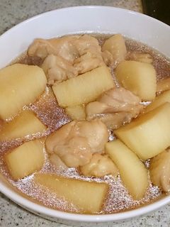 簡単!長芋と鶏肉の煮物-レシピのメイン写真