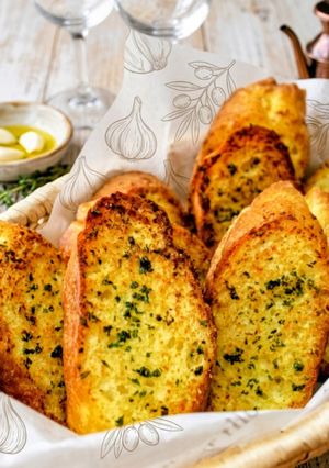 ガーリックトースト♪クレイジーソルト風味-レシピのメイン写真