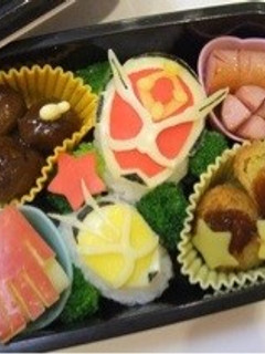 仮面ライダー☆ウィザード弁当…♩-レシピのメイン写真