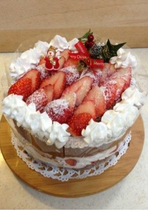 クリスマスケーキ-レシピのメイン写真