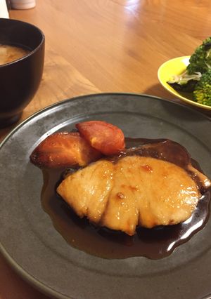 ご飯に合う！ブリ照りトマト-レシピのメイン写真
