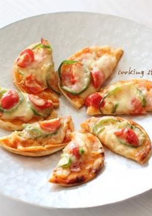 餃子の皮で一口プチピザ-レシピのメイン写真