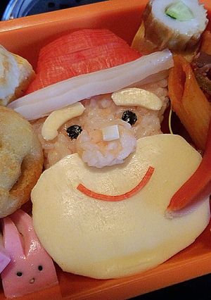 キャラ弁♡サンタさん-レシピのメイン写真
