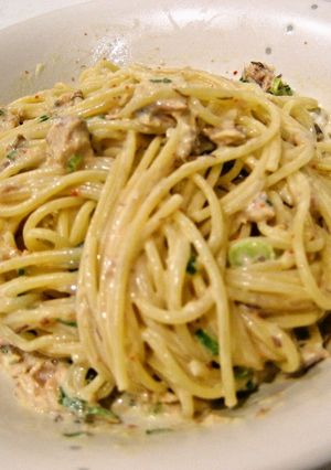 ☆一人ランチに☆さばトロッ♪マヨパスタ-レシピのメイン写真