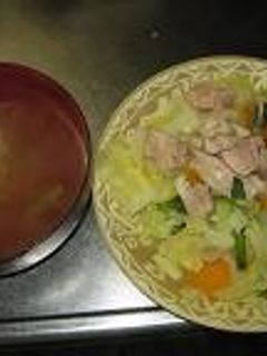 簡単!2品!煮鳥とスープ-レシピのメイン写真