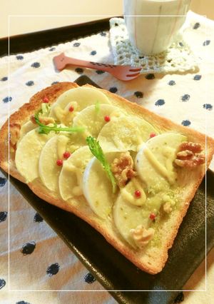蕪と胡桃のバジルトースト-レシピのメイン写真