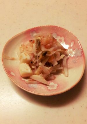 減塩レシピ~蕪の梅肉酢和え~-レシピのメイン写真