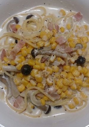 クリーミースープスパゲッティ-レシピのメイン写真