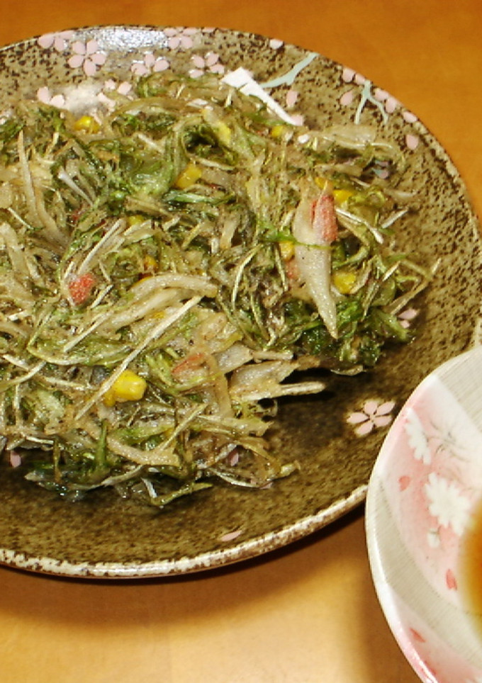 水菜と玉ネギのかき揚げ-レシピのメイン写真