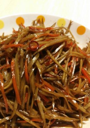 美味しいお惣菜♪きんぴらごぼう☆-レシピのメイン写真