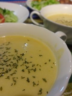 カリフラワーとかぼちゃのスープ♪-レシピのメイン写真