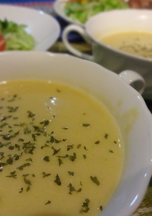 カリフラワーとかぼちゃのスープ♪-レシピのメイン写真